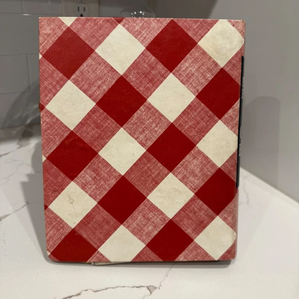Vintage Better Homes and Gardens New Cook Book Red Gingham Plaid Binder 1960s